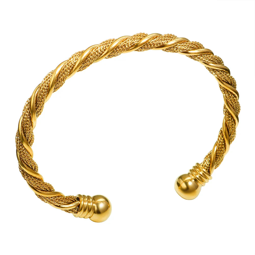 Drahtgeflochtenes Armreif