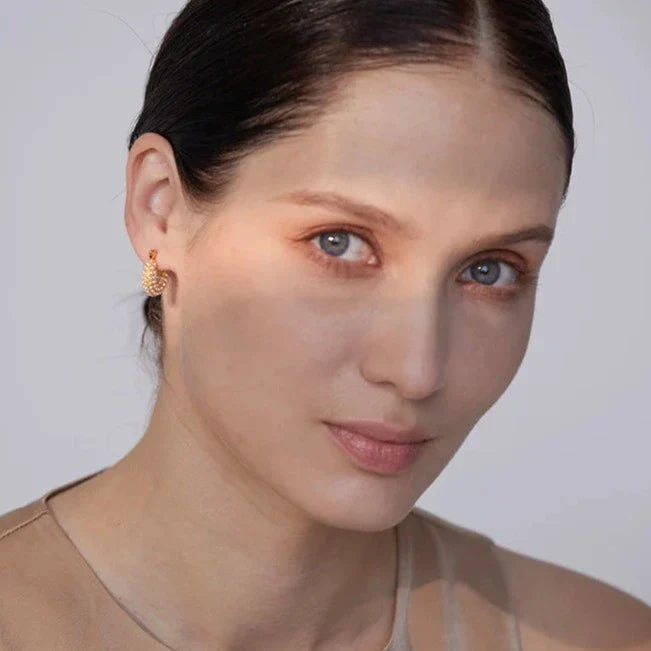 Kleine Perlen-Creolen