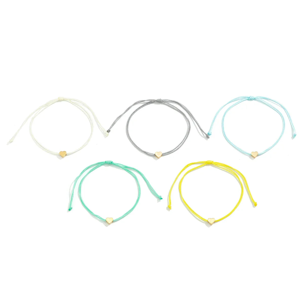 Goldene Herzarmbänder für Frauen - Freundschaftsarmband