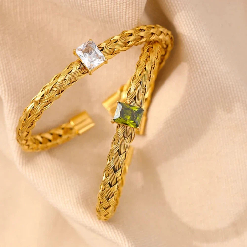 Armreif mit Mesh-Gewebe