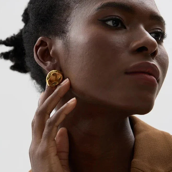 Ohrstecker mit Knopf