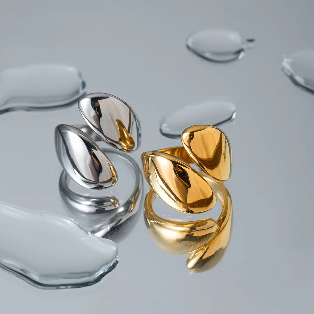 Glänzender offener Ring