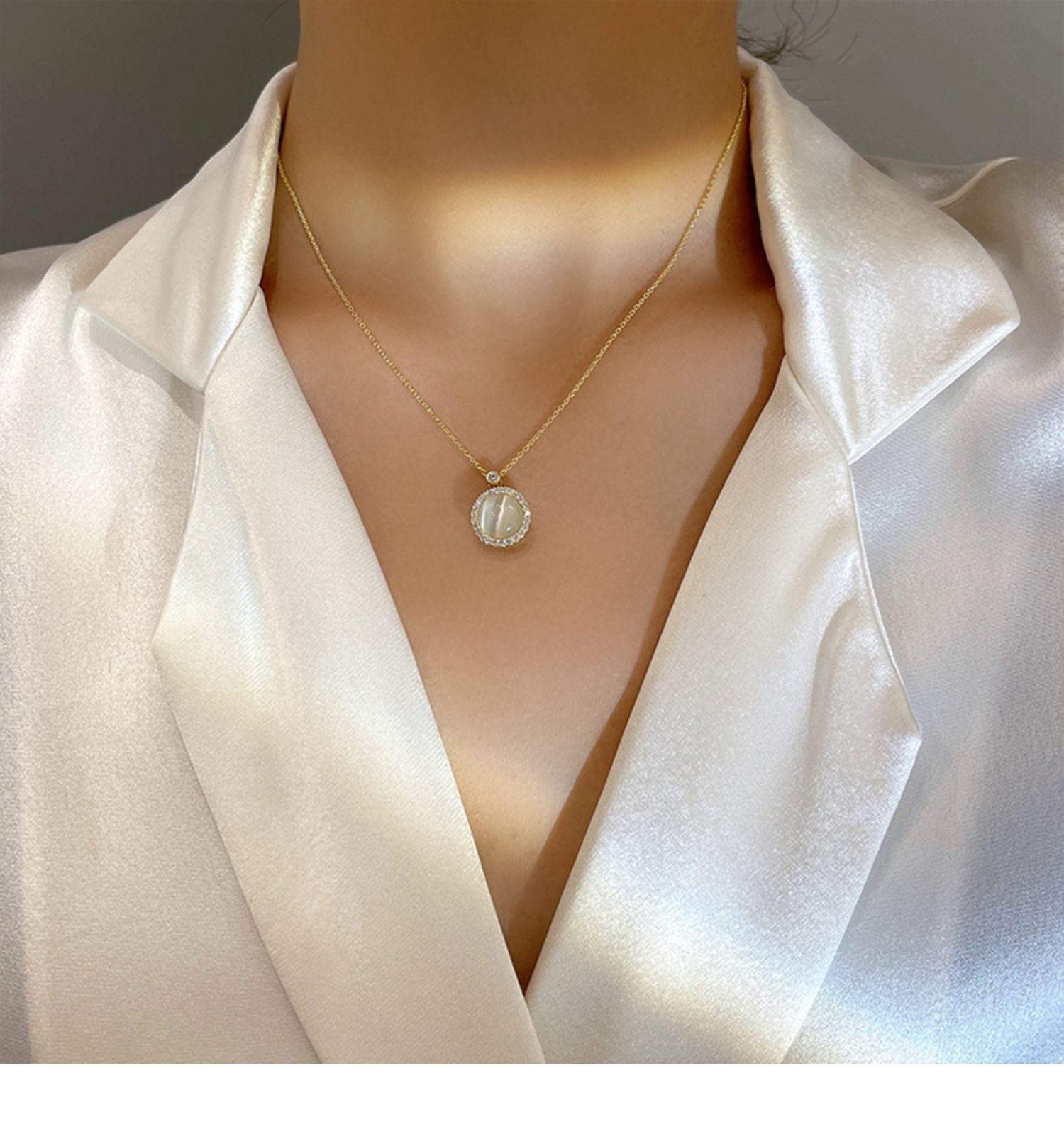 Drehbarer Opal-Angstring