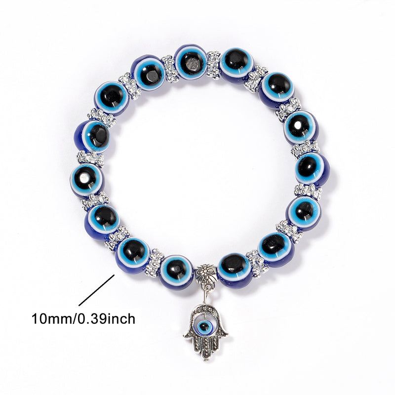 Blaues Böses-Augen-Armband
