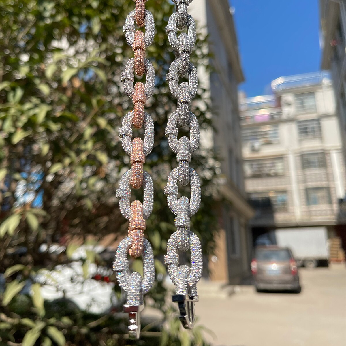 20mm Kettenarmband Iced Out