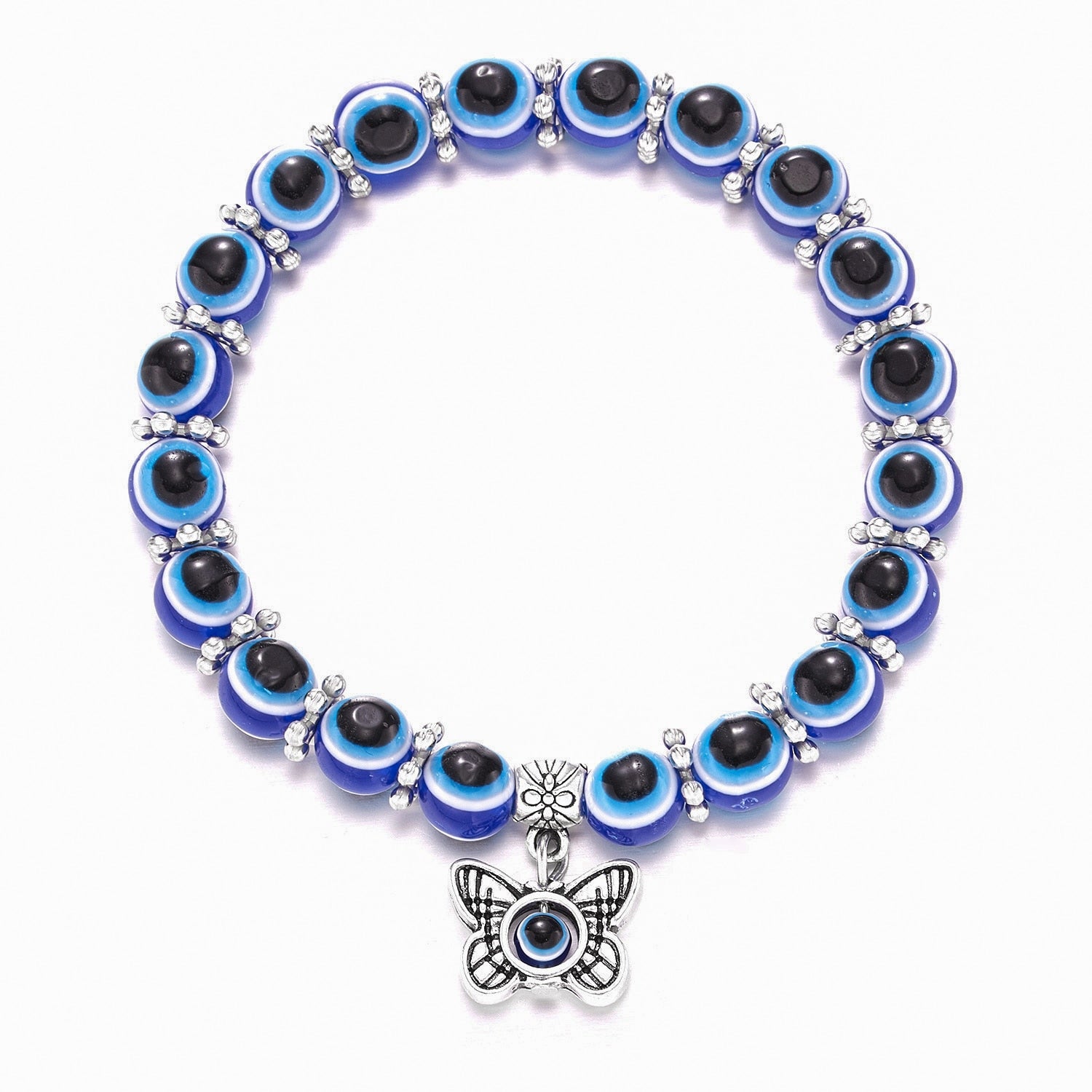 Blaues Böses-Augen-Armband