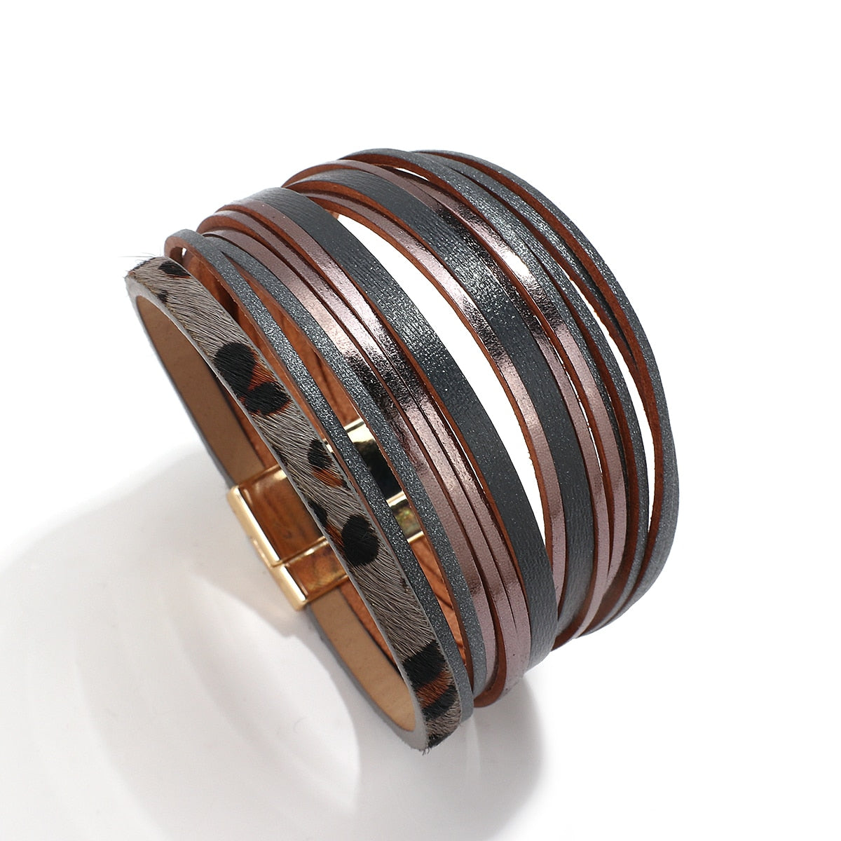 Boho Mint Lederarmband