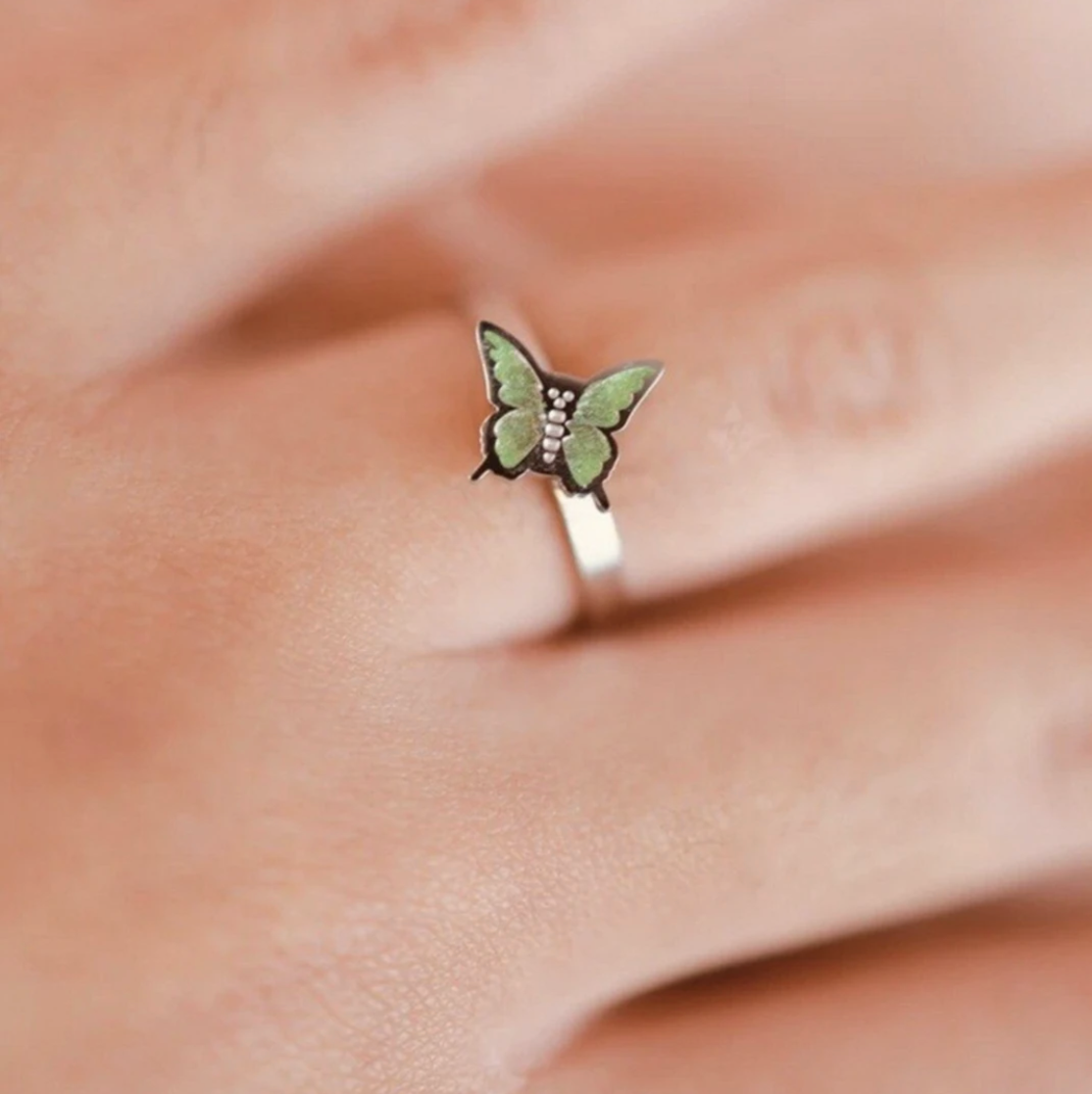 Angst Daisy Fidget Ring - verstellbar