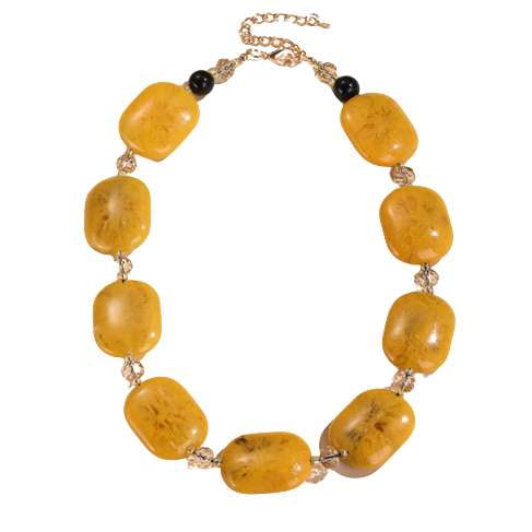 Halskette aus Makramee