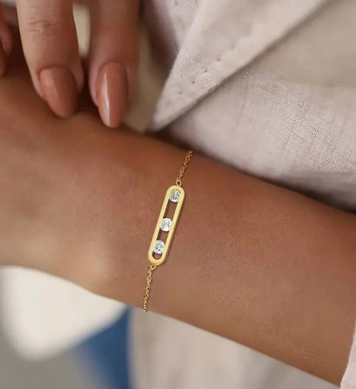 3Diamant-Armband