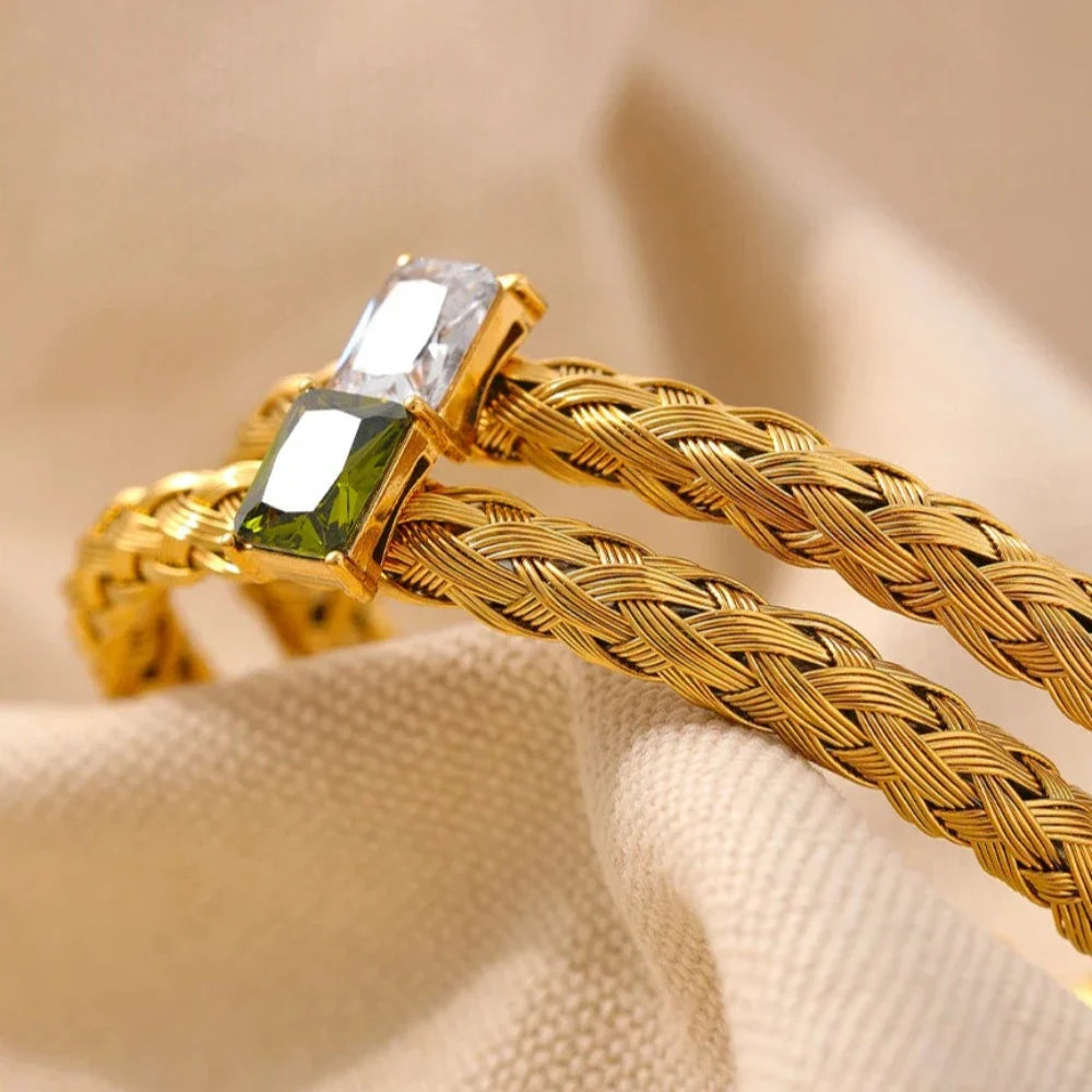 Armreif mit Mesh-Gewebe