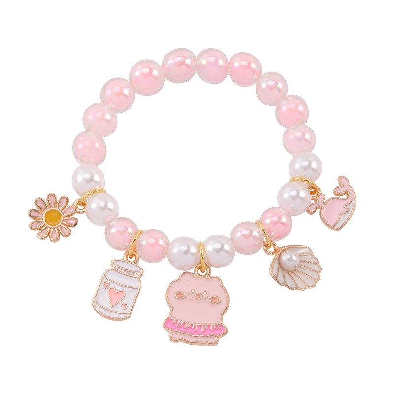 Bunte Perlenarmbänder für Kinder