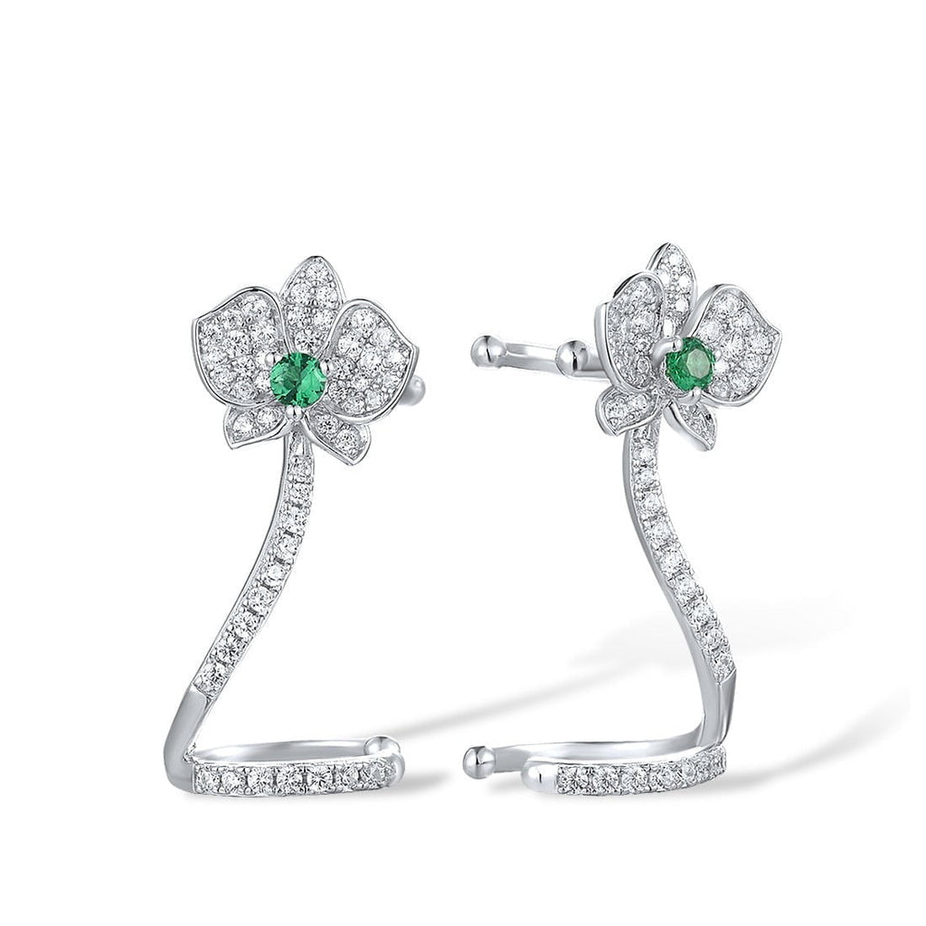 Ohrclips mit Strasssteinen