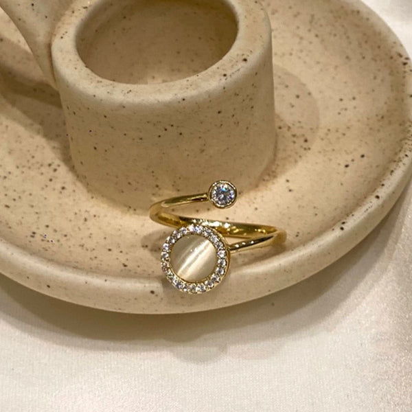 Drehbarer Opal-Angstring