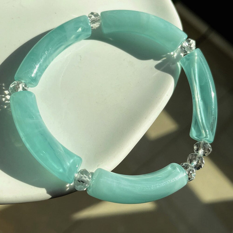 Acrylharz-Röhren-Candy-Chunky-Armbänder