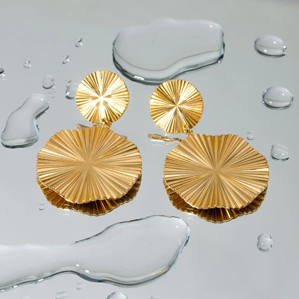 Ohrringe mit Doppelscheibe