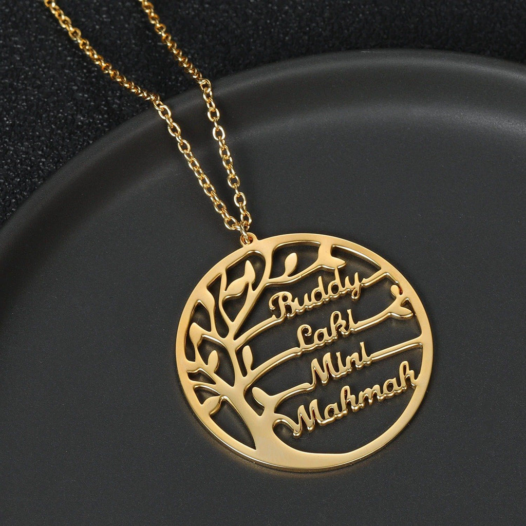 Sentimentaler Stammbaum, personalisierte Namenskette