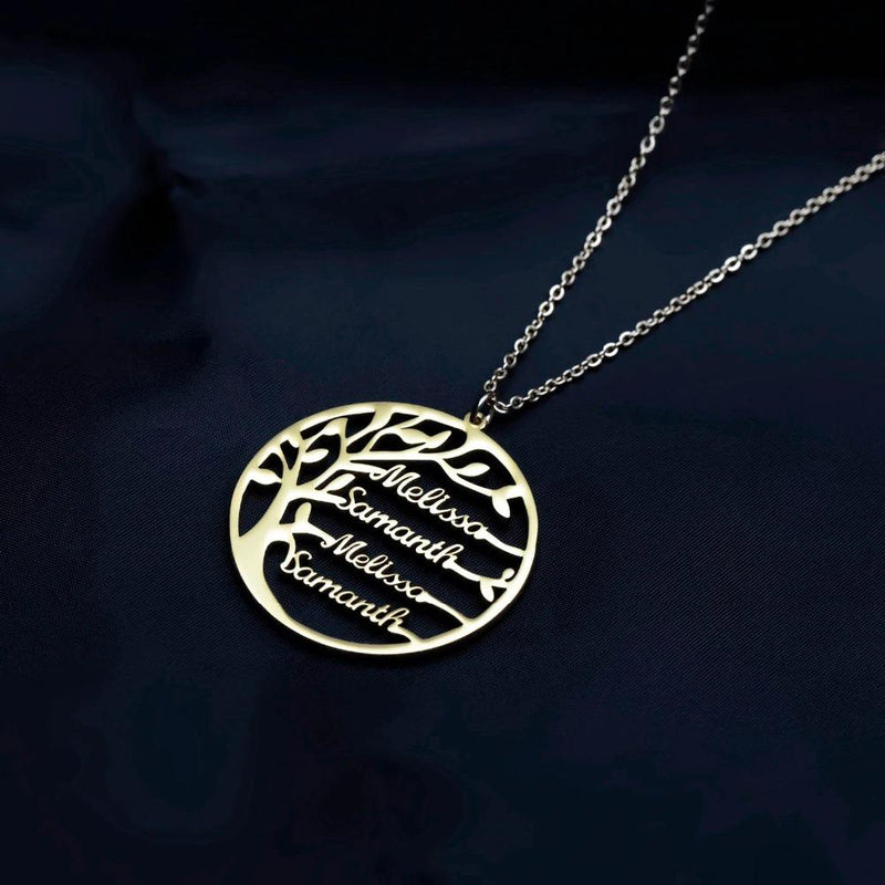 Sentimentaler Stammbaum, personalisierte Namenskette