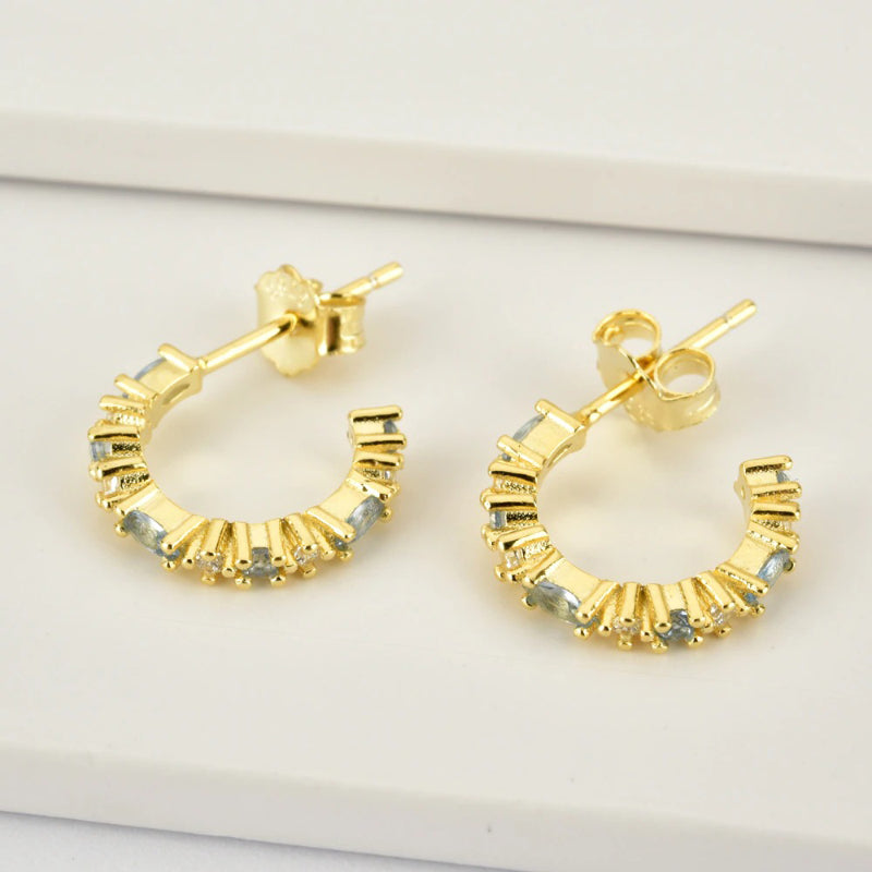 Set außergewöhnlicher Regenbogen-Zirkon-Schmuckkollektion