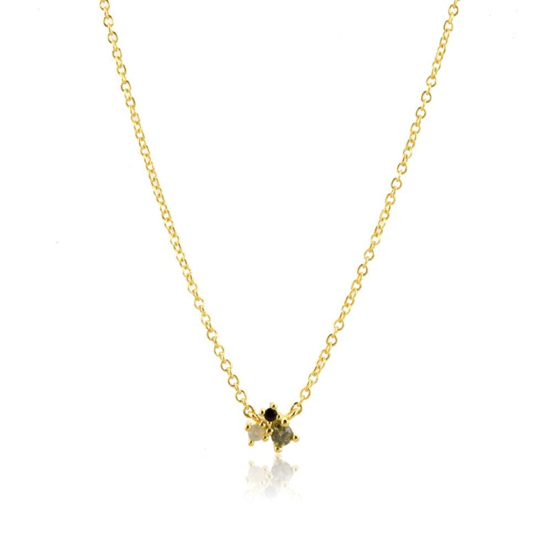 Set außergewöhnlicher Regenbogen-Zirkon-Schmuckkollektion