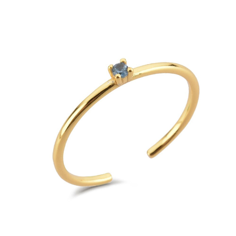 Set außergewöhnlicher Regenbogen-Zirkon-Schmuckkollektion