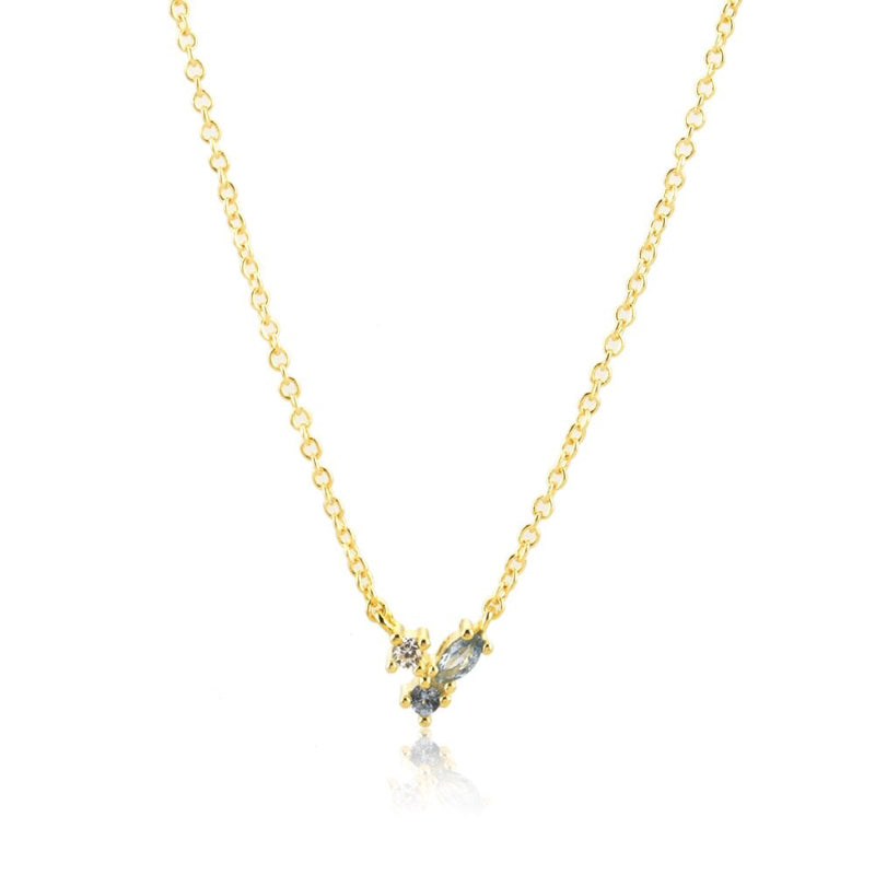 Set außergewöhnlicher Regenbogen-Zirkon-Schmuckkollektion