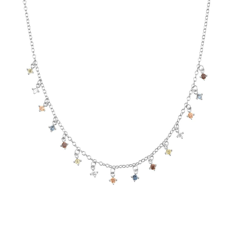 Set außergewöhnlicher Regenbogen-Zirkon-Schmuckkollektion