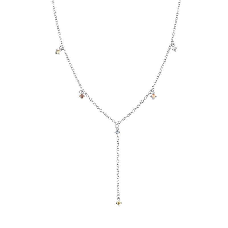 Set außergewöhnlicher Regenbogen-Zirkon-Schmuckkollektion