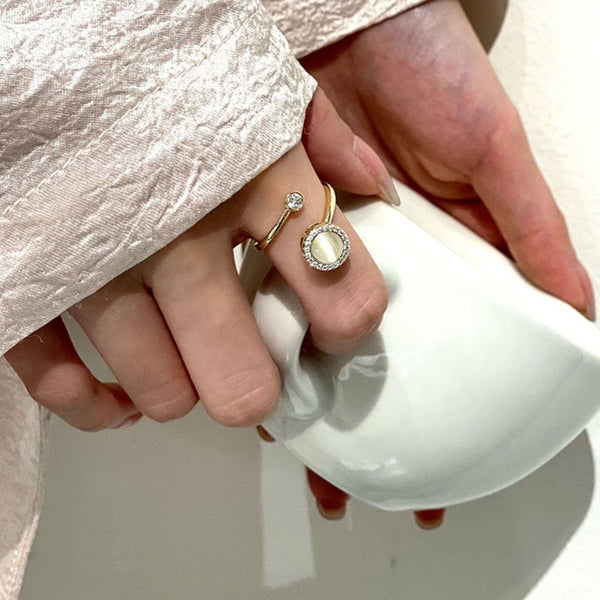 Drehbarer Opal-Angstring