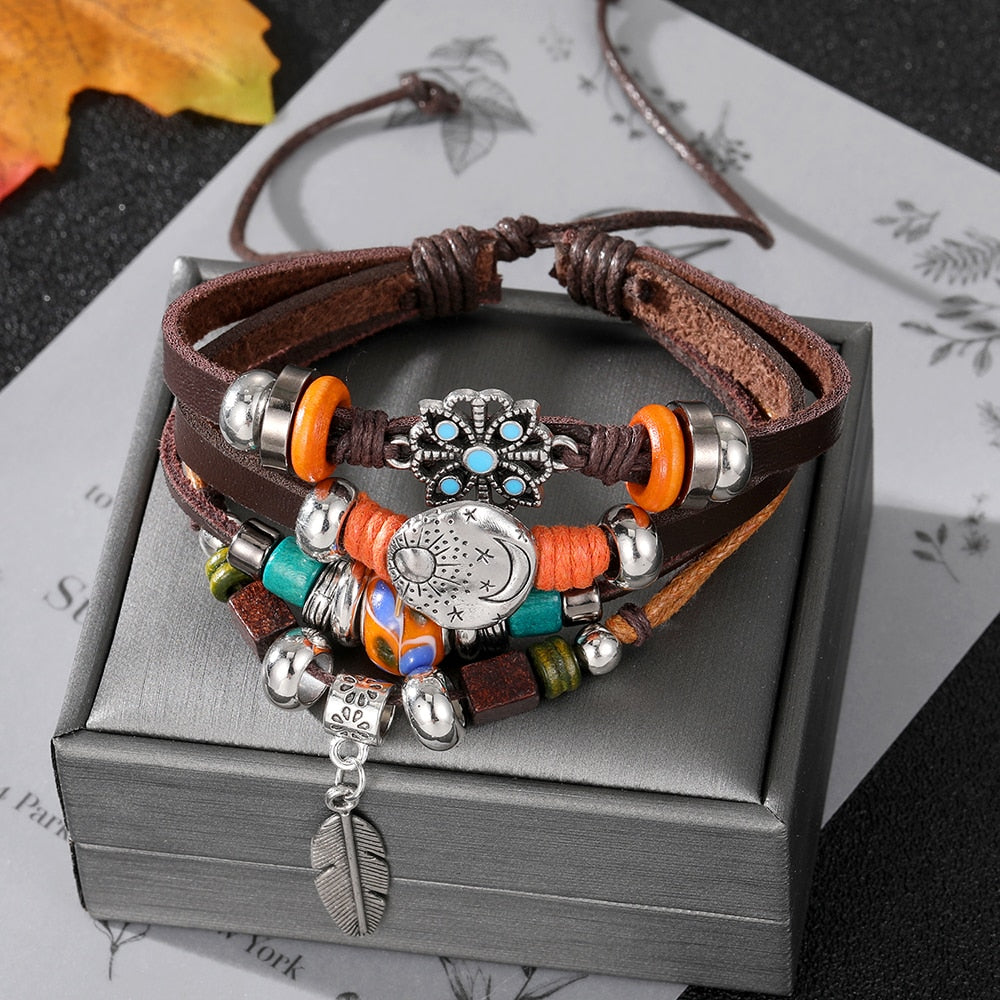 Boho Blumenarmband