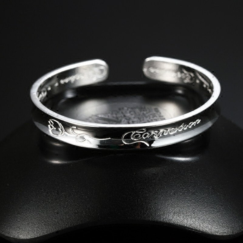 925 Silber Manschetten-Armband