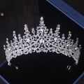 Schimmerndes Strass-Brautmode-Kronen-Schmuckset