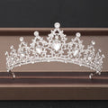 Haarschmuck-Kollektion mit Krone und Tiara im Barock-Stil aus Strasssteinen und Kristallen
