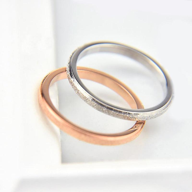 Einfacher, atemberaubender Glitzer- und Schimmerring