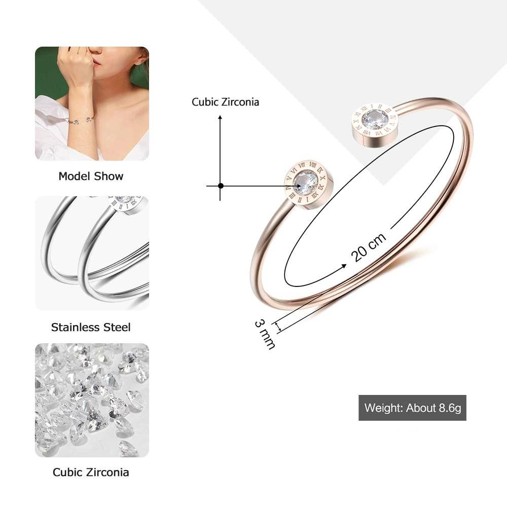 Einfache und einzigartige verstellbare hypoallergene Armreifen