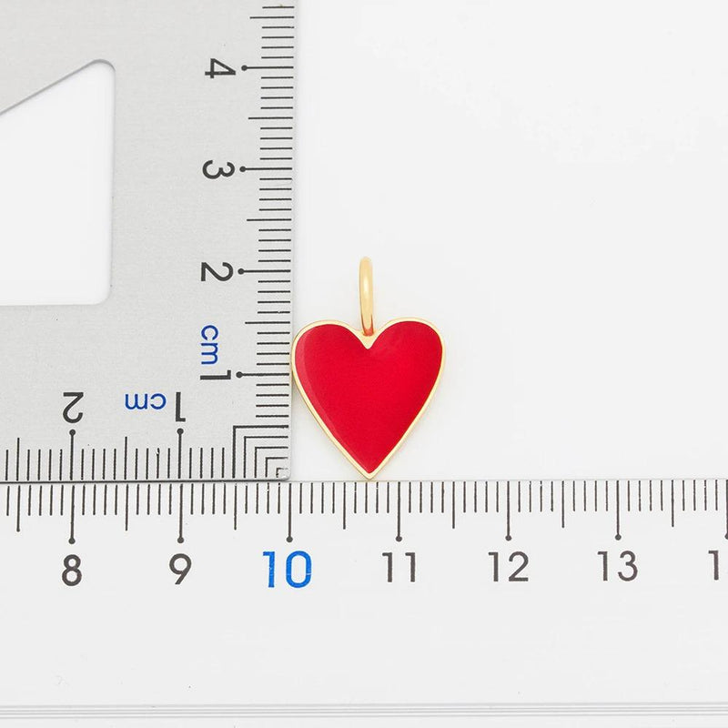 Kleine und dezente Halskette mit schlichtem Herzanhänger