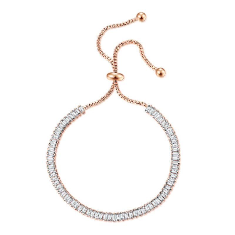 Funkelnde, bunte Tennisarmbänder mit Zirkonia