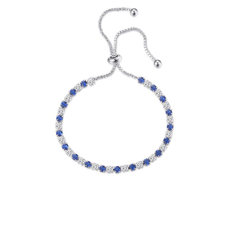 Funkelnde, bunte Tennisarmbänder mit Zirkonia