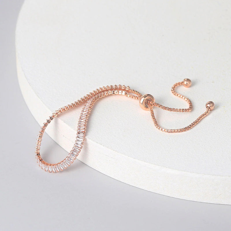 Funkelnde, bunte Tennisarmbänder mit Zirkonia