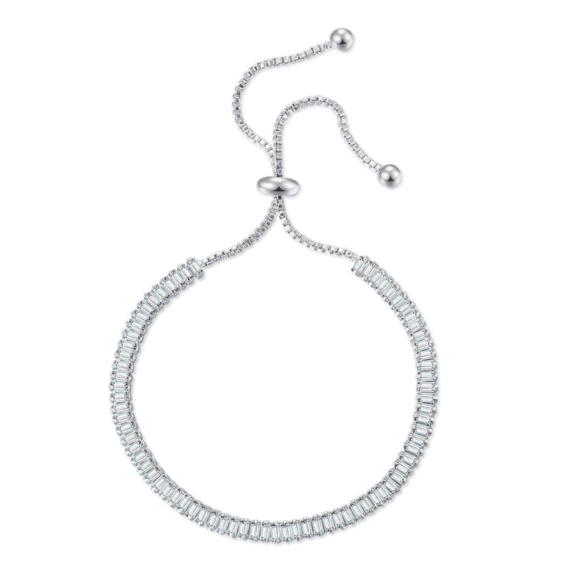 Funkelnde, bunte Tennisarmbänder mit Zirkonia