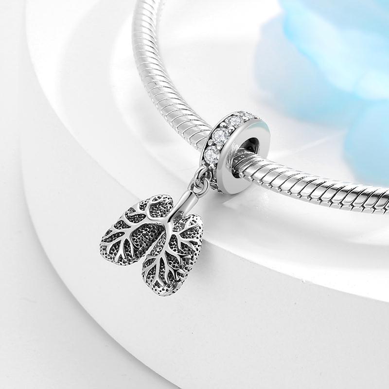 Funkelnde Zirkonia-Charm-Perlen für Krankenschwestermütze