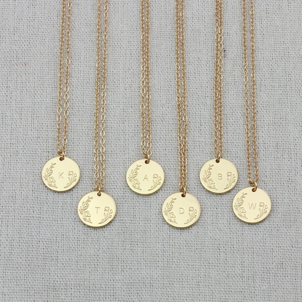 Besonderes Geschenk! Elegante Halskette mit Anfangsbuchstaben