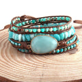 Spirit Gems Mehrreihige Perlen-Charm-Armbänder