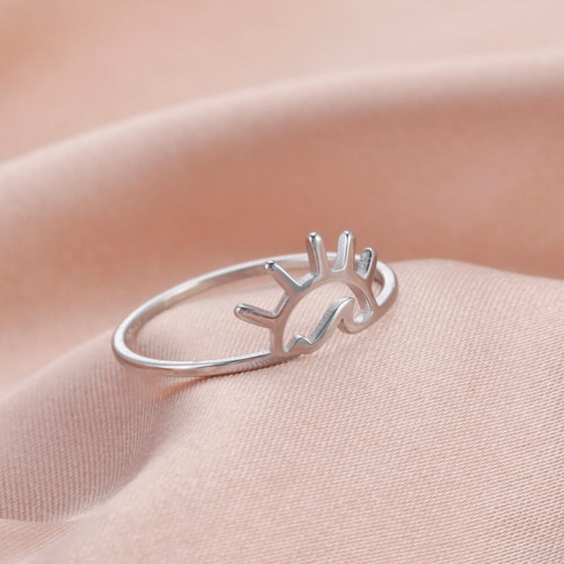 Edelstahl Ozean Surf Meer Welle Ringe