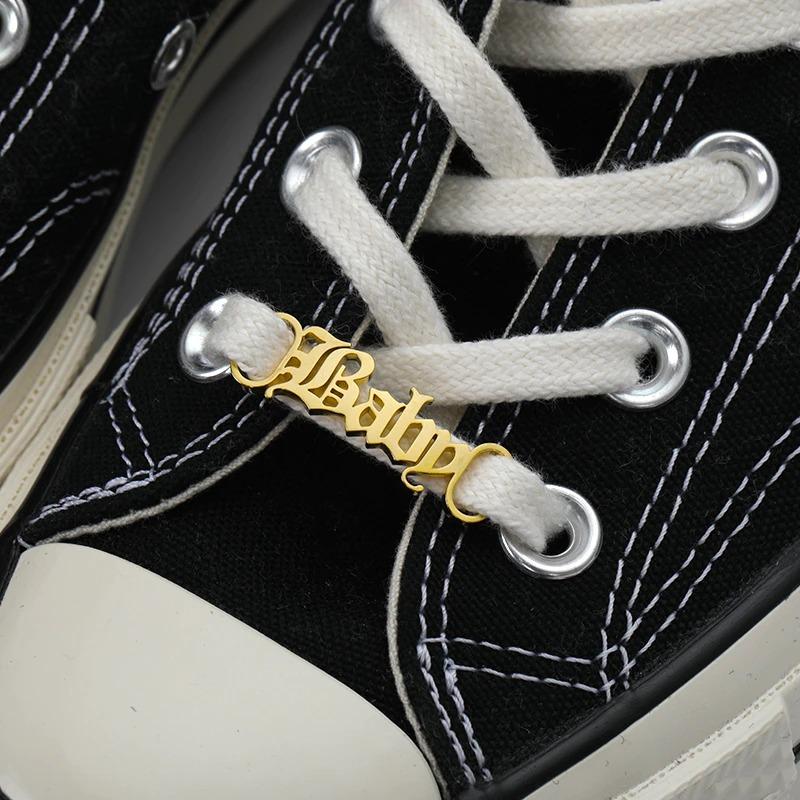 Personalisierte Schuhschnallen aus Edelstahl