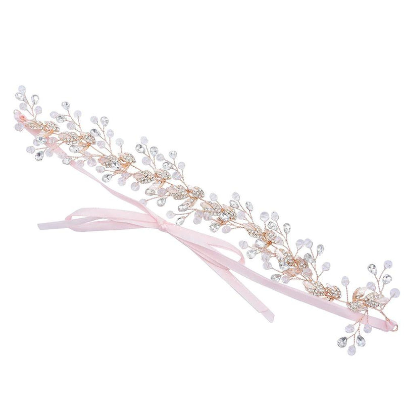 Auffällige Vintage Diademe mit Perlen und Strass