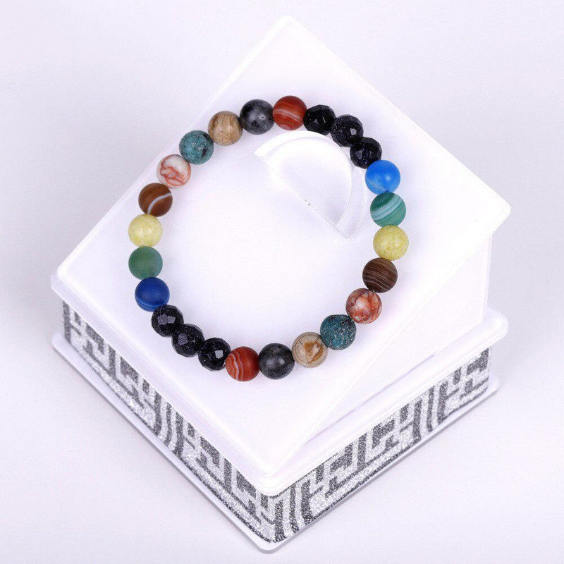 Atemberaubende neun Planeten einzigartige Perlenarmbänder