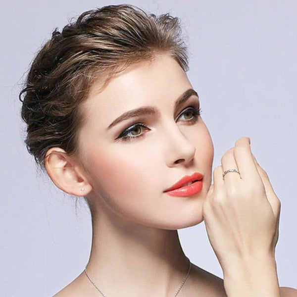 Atemberaubender Herzring „Forever Love“ aus Sterlingsilber