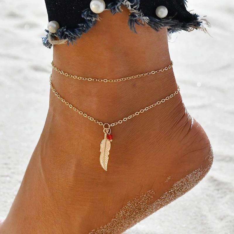 Sommer Strand Kette Bohemian Fußkettchen Armbänder