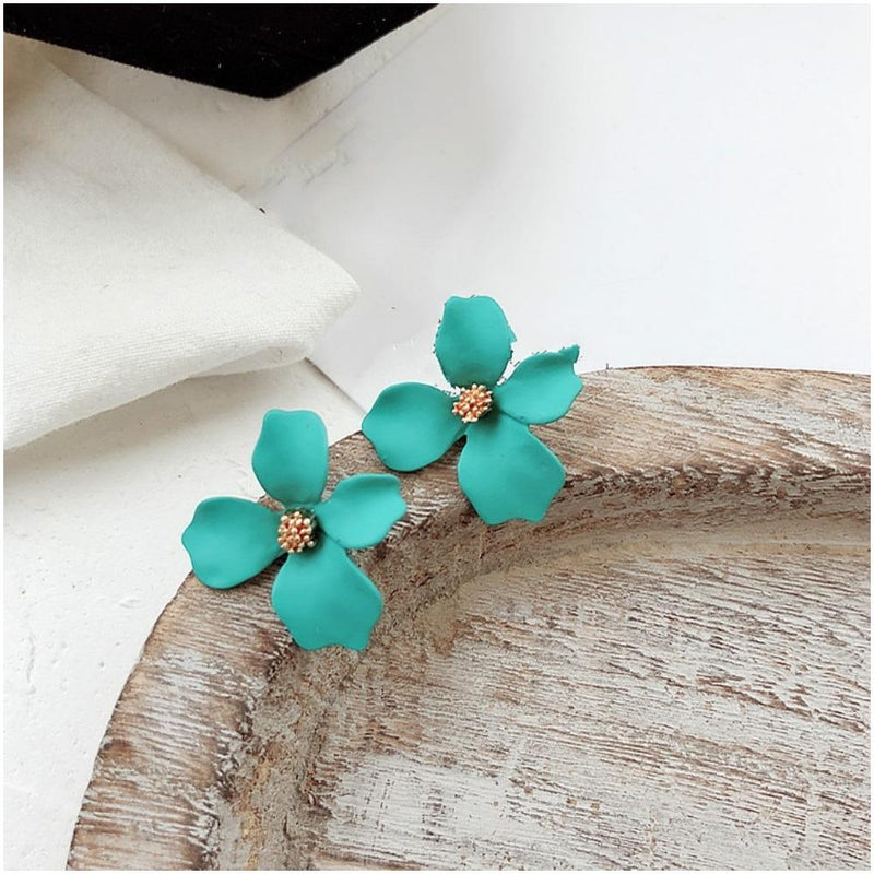 Sommerblüten-Blumenohrringe